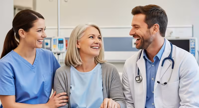 21 Interesting Facts About Hythe: A doctor and patient during a consultation Doctor and patient consultation for 21 Interesting Facts About Hythe - Best Directions To Hearing First Hythe