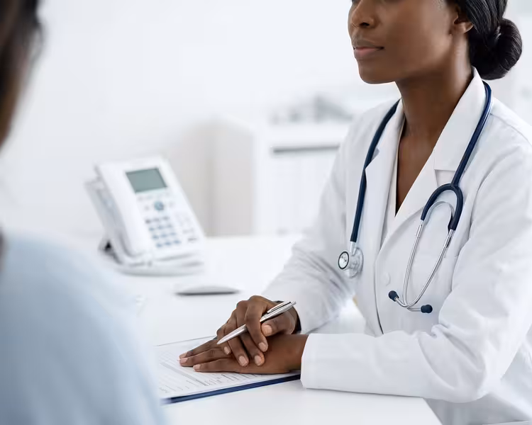 Doctor and patient consultation for Parking Options - Student Discounts At Reading - Private Microsuction Ear Wax Removal In...